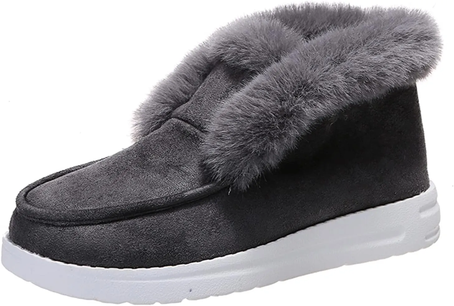 Cute Winter Boots For Women Fashion Snow Boots Warm Fur Lining Comfortable Fuzzy Ankle Booties Loafers Shoes 2024