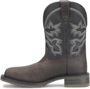 DOUBLE-H 10" Ronan Waterproof Composite Toe Work Boots for Men - Square Toe, with Mesh Lining and Oil- and Slip-Resistant I.C.E. Outsole, EH Rated