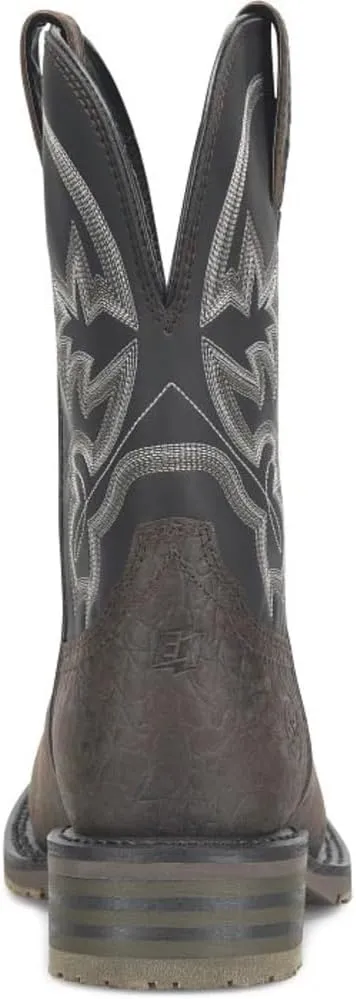 DOUBLE-H 10" Ronan Waterproof Composite Toe Work Boots for Men - Square Toe, with Mesh Lining and Oil- and Slip-Resistant I.C.E. Outsole, EH Rated
