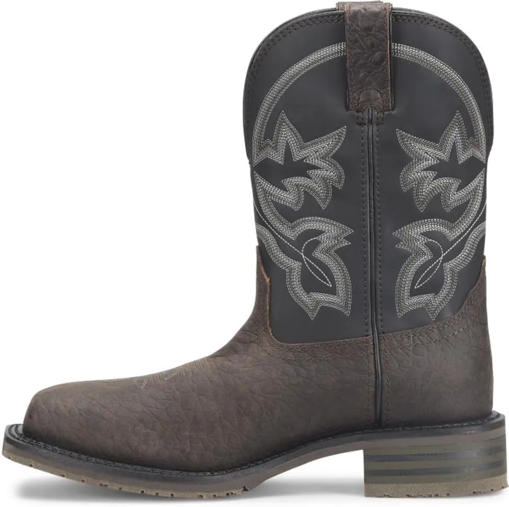 DOUBLE-H 10" Ronan Waterproof Composite Toe Work Boots for Men - Square Toe, with Mesh Lining and Oil- and Slip-Resistant I.C.E. Outsole, EH Rated