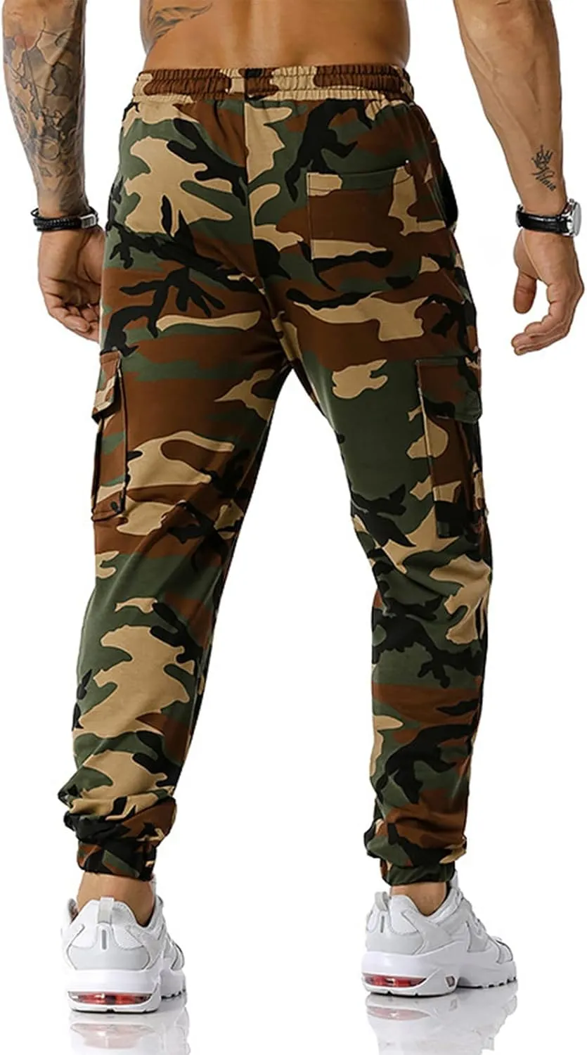 Drawstring Pant Fashion Men's Sport Pure Color Bandage Casual Loose Sweatpants