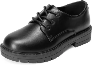 DREAM PAIRS Boys Girls Dress Shoes Kids Uniform Formal Classic Oxfords Lace-up for Toddler Little Big Kid