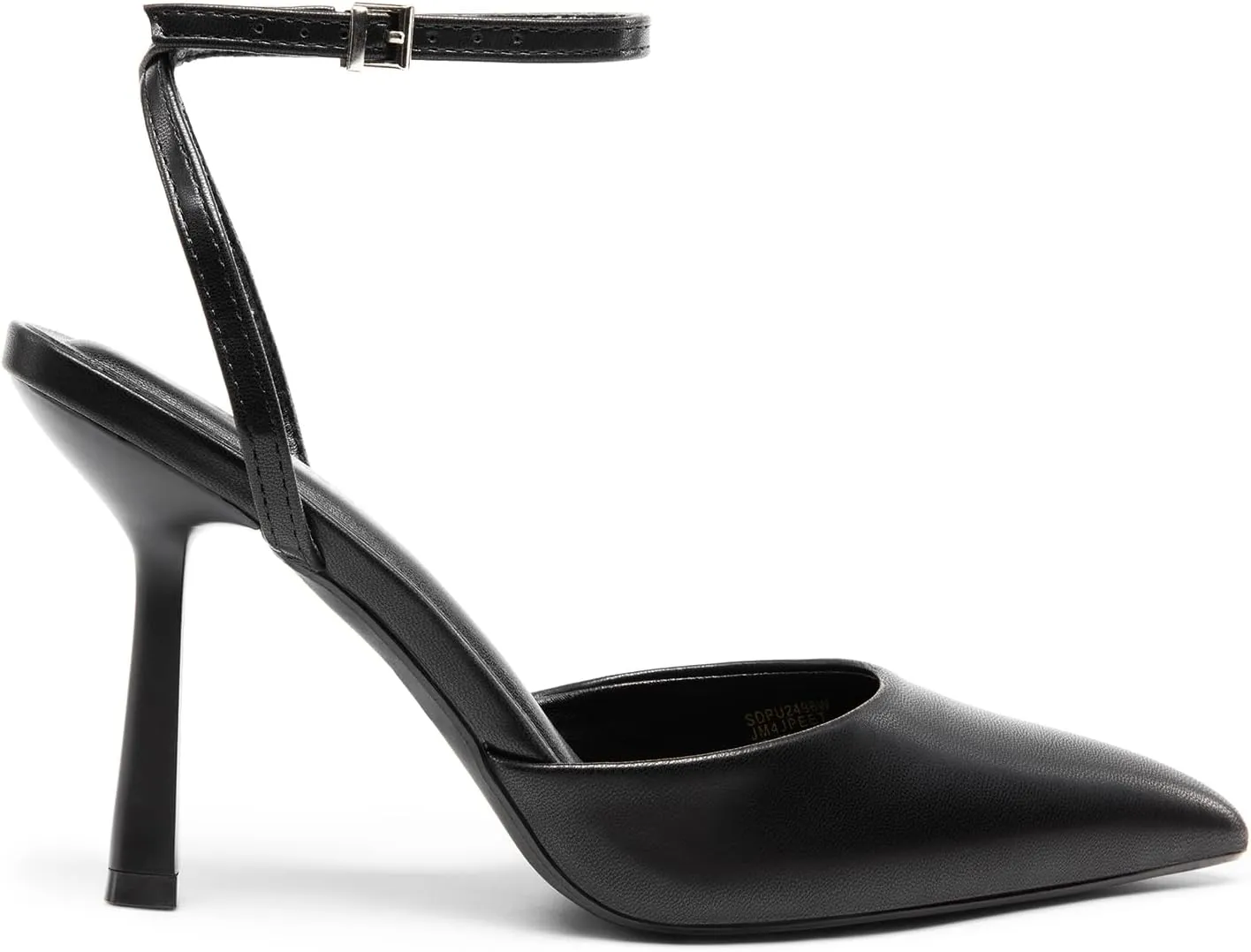 DREAM PAIRS High Heels for Women Closed Pointed Toe Dress Shoes for Women Ankle Strap Stiletto Heel Party Wedding Sexy Pump Shoes
