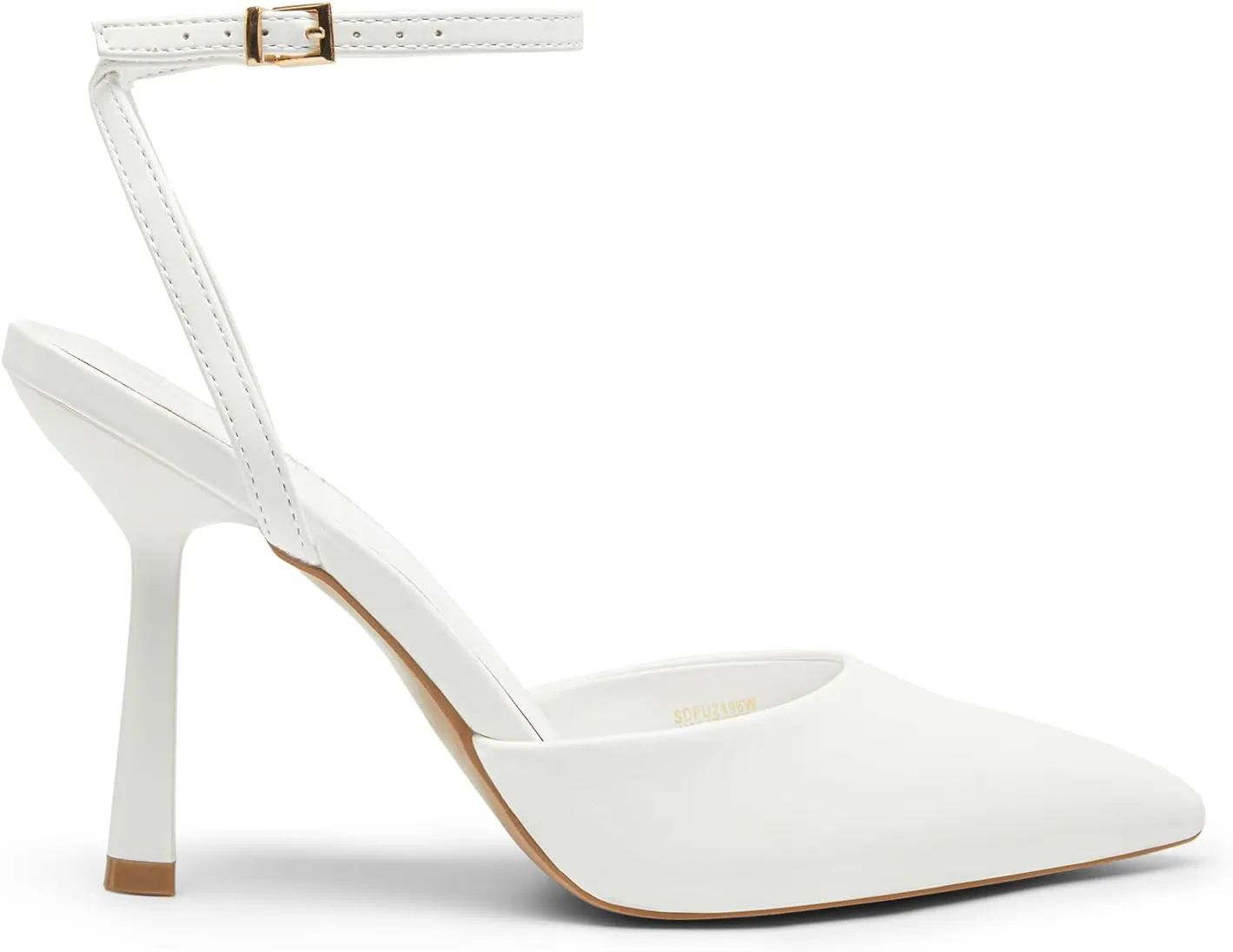 DREAM PAIRS High Heels for Women Closed Pointed Toe Dress Shoes for Women Ankle Strap Stiletto Heel Party Wedding Sexy Pump Shoes