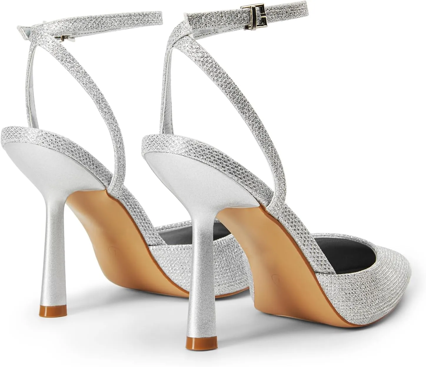 DREAM PAIRS High Heels for Women Closed Pointed Toe Dress Shoes for Women Ankle Strap Stiletto Heel Party Wedding Sexy Pump Shoes