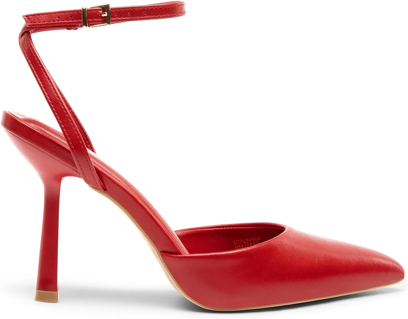 DREAM PAIRS High Heels for Women Closed Pointed Toe Dress Shoes for Women Ankle Strap Stiletto Heel Party Wedding Sexy Pump Shoes
