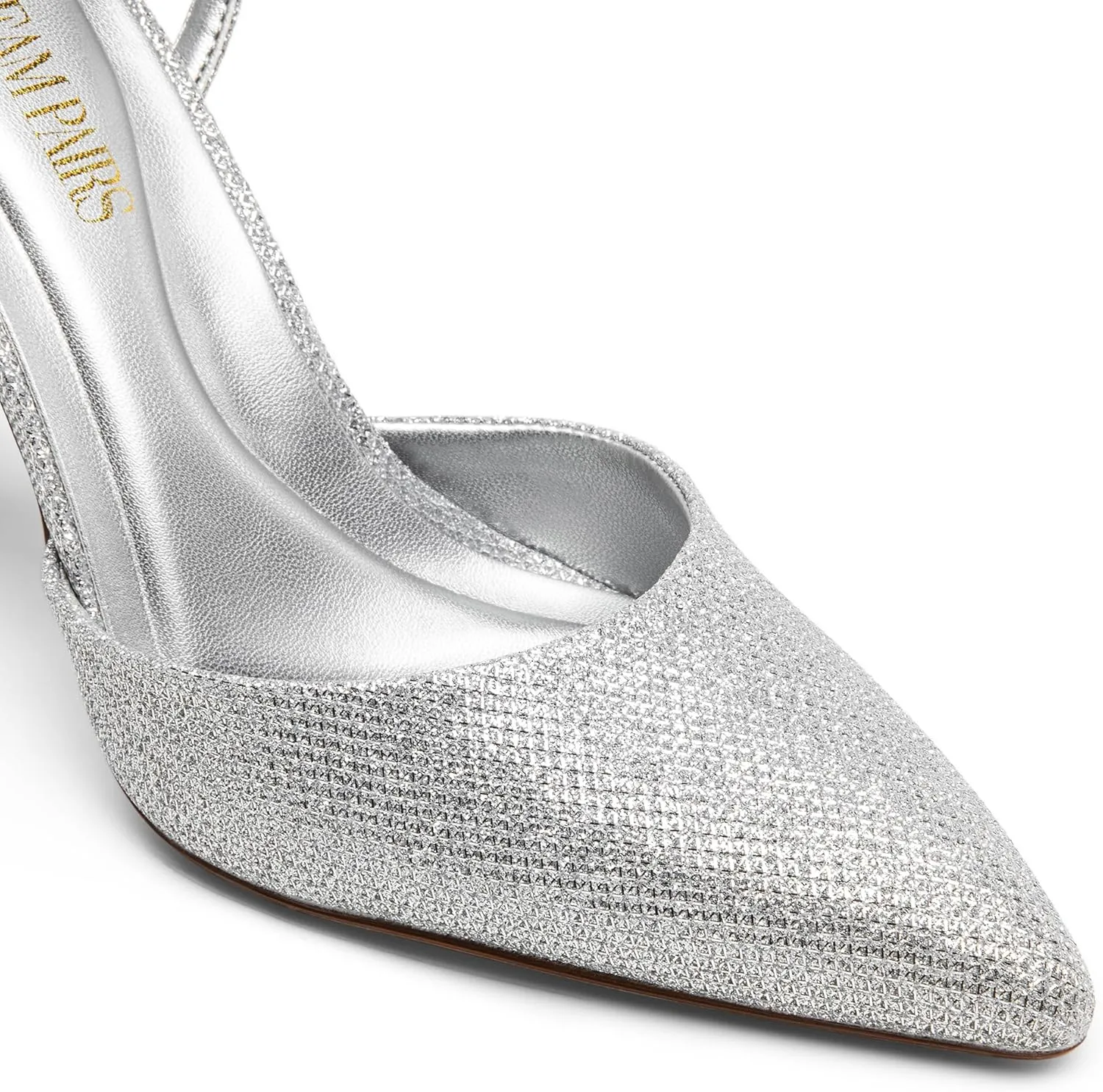 DREAM PAIRS High Heels for Women Closed Pointed Toe Dress Shoes for Women Ankle Strap Stiletto Heel Party Wedding Sexy Pump Shoes