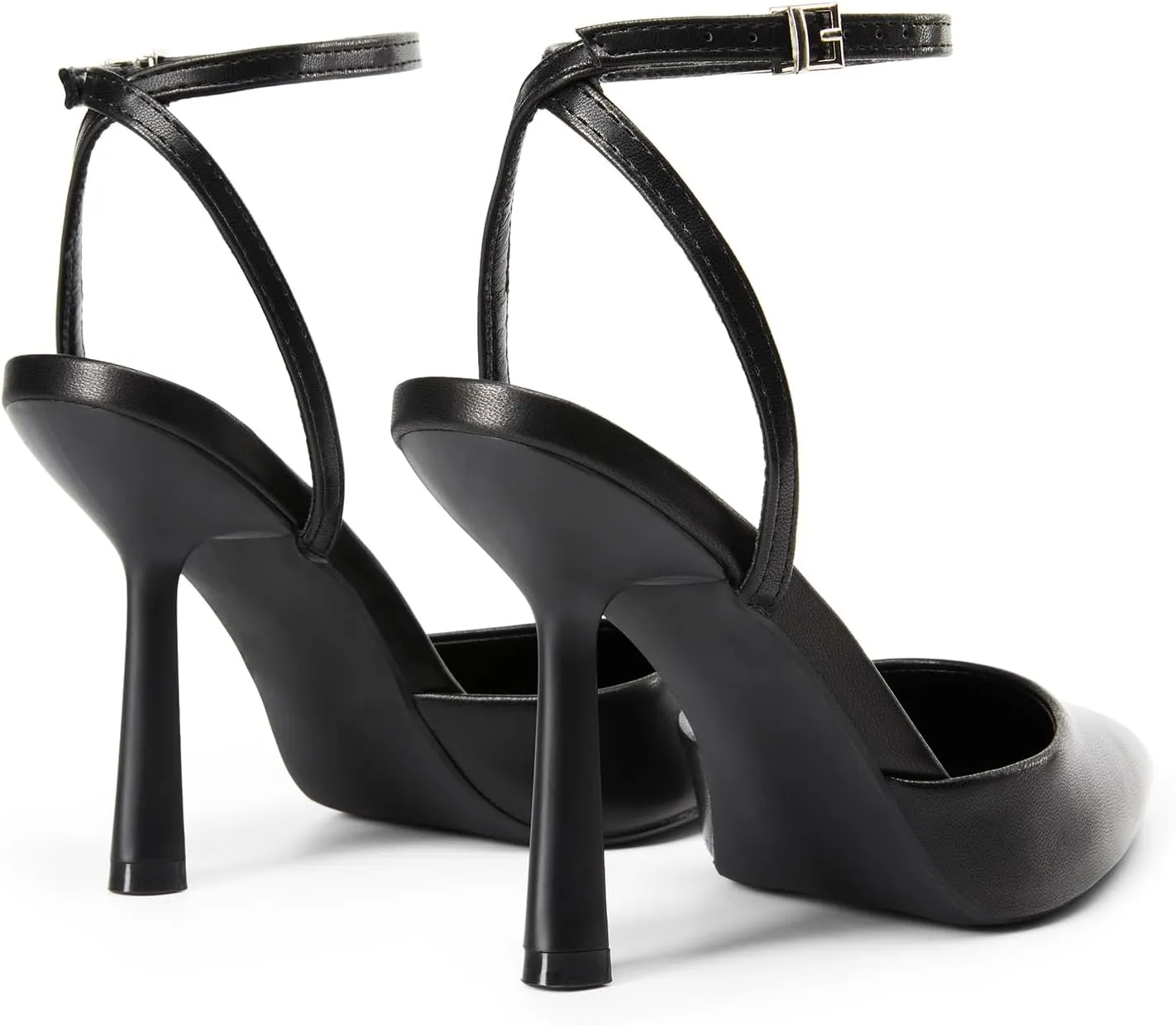 DREAM PAIRS High Heels for Women Closed Pointed Toe Dress Shoes for Women Ankle Strap Stiletto Heel Party Wedding Sexy Pump Shoes