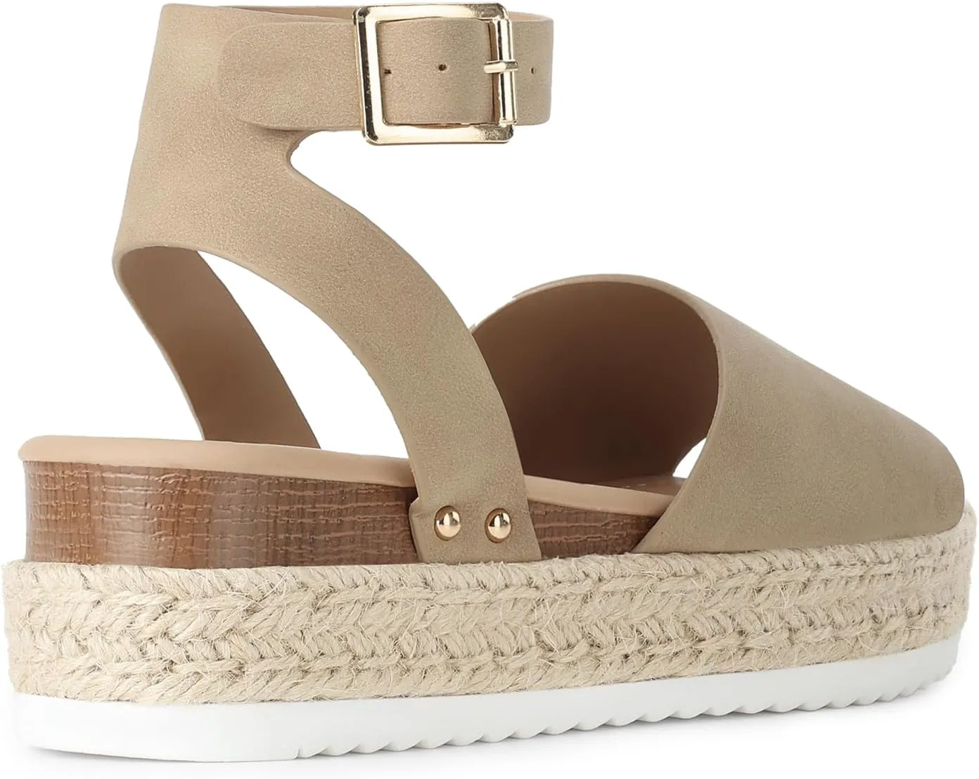 DREAM PAIRS Women's Platform Espadrilles Casual Ankle Strap Wedge Sandals Comfortable Dressy Summer Shoes