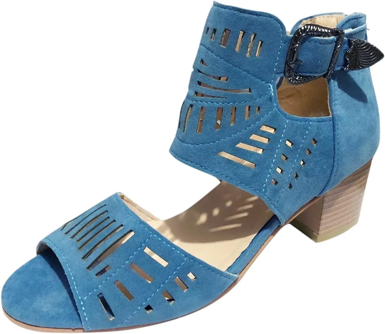 Dress Sandals for Women, Sandals Women Rhinestones Comfy Ankle Sandal Bling Hollow Out Shoes Casual Sandals