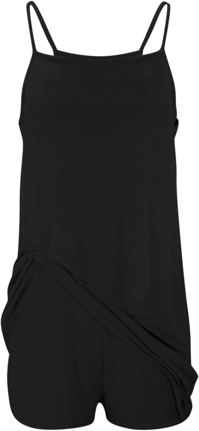 Dress with Shorts Underneath for Women Summer Sleeveless Romper Dresses Active Workout Dress with Built in Shorts