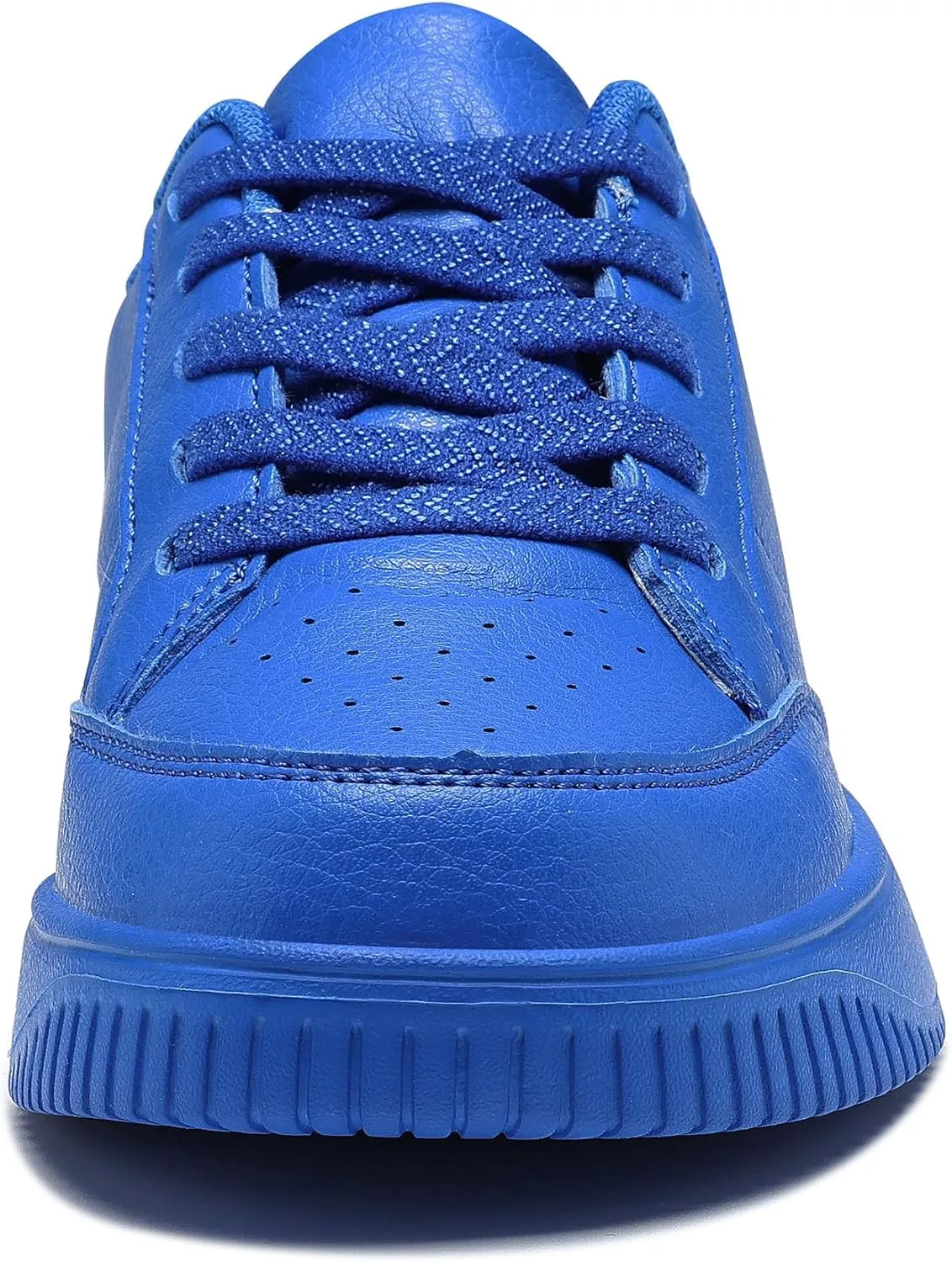 DSWED Unisex-Child Leather Lightweight Breathable Knit Athletic Running Sneakers for Kids Shoes for Boys Girls