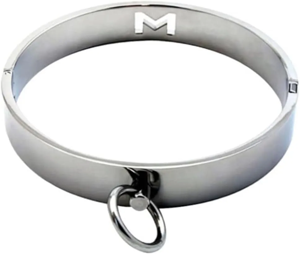 Elevate Your Style with Women's Stainless Steel Choker Necklace - M Word Punk Collar