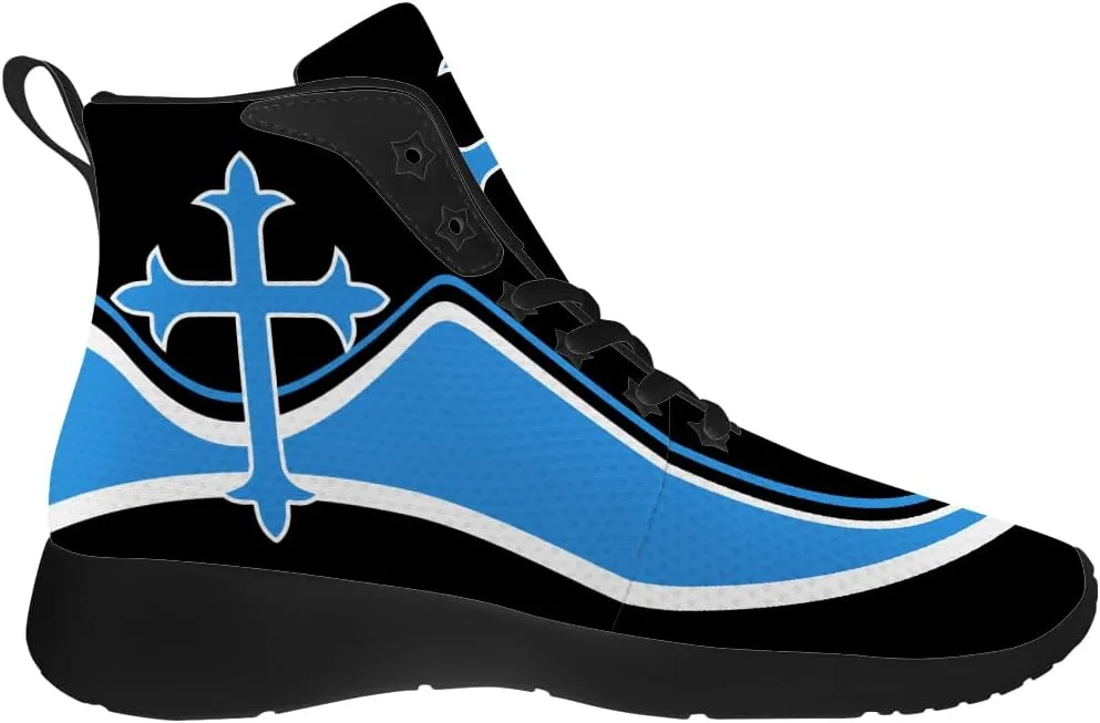 Faith Shoes for Women Men High Top Sneakers High Top Shoes Gifts for Mom Dad