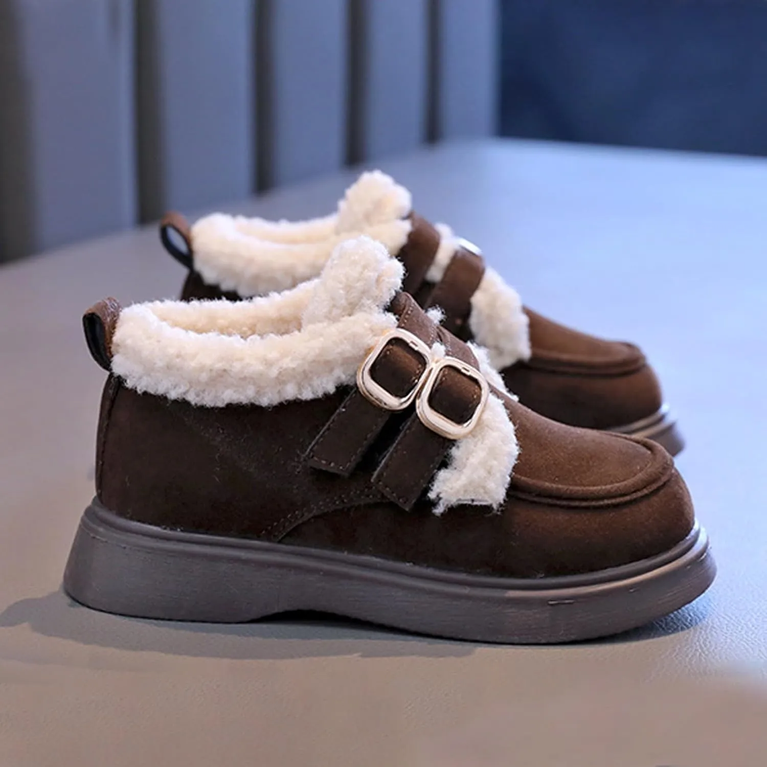 Fashion Big Kids Winter Water Proof Flat Keep Warm Snow Boots Comfortable Shoes Cute Toddler Dress Shoes