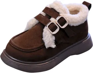 Fashion Big Kids Winter Water Proof Flat Keep Warm Snow Boots Comfortable Shoes Cute Toddler Dress Shoes