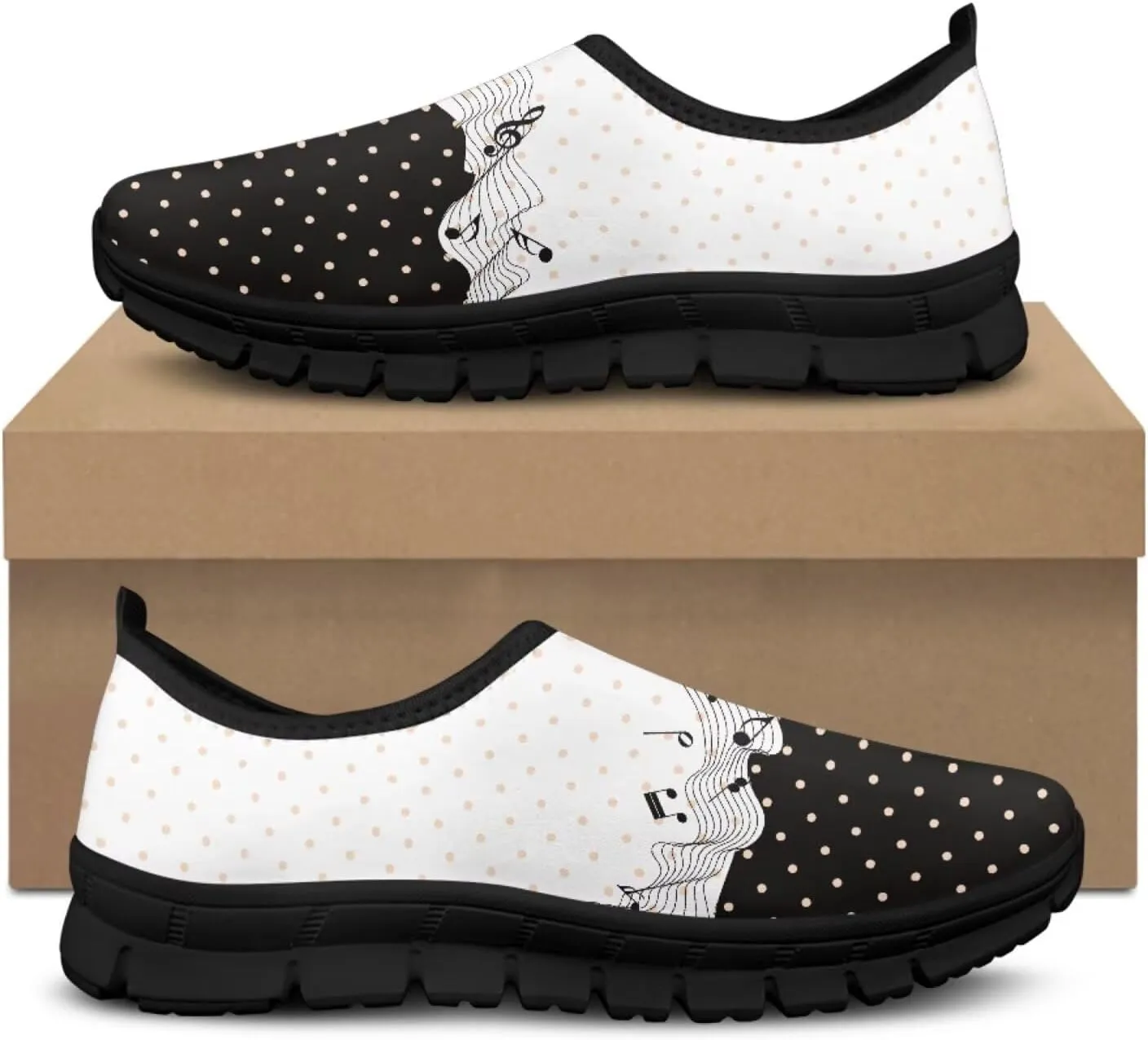 Fashion Shoes for Ladies Soft Casual Everyday Shoes Breathable Anti-Slip Hiking Sneakers