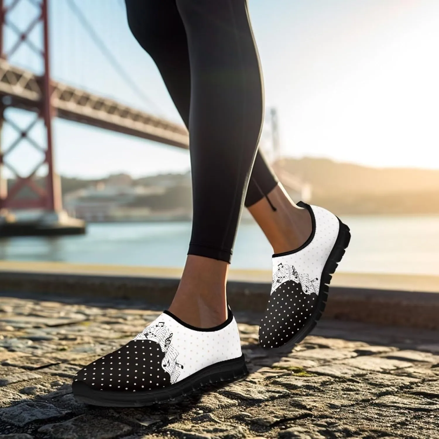 Fashion Shoes for Ladies Soft Casual Everyday Shoes Breathable Anti-Slip Hiking Sneakers