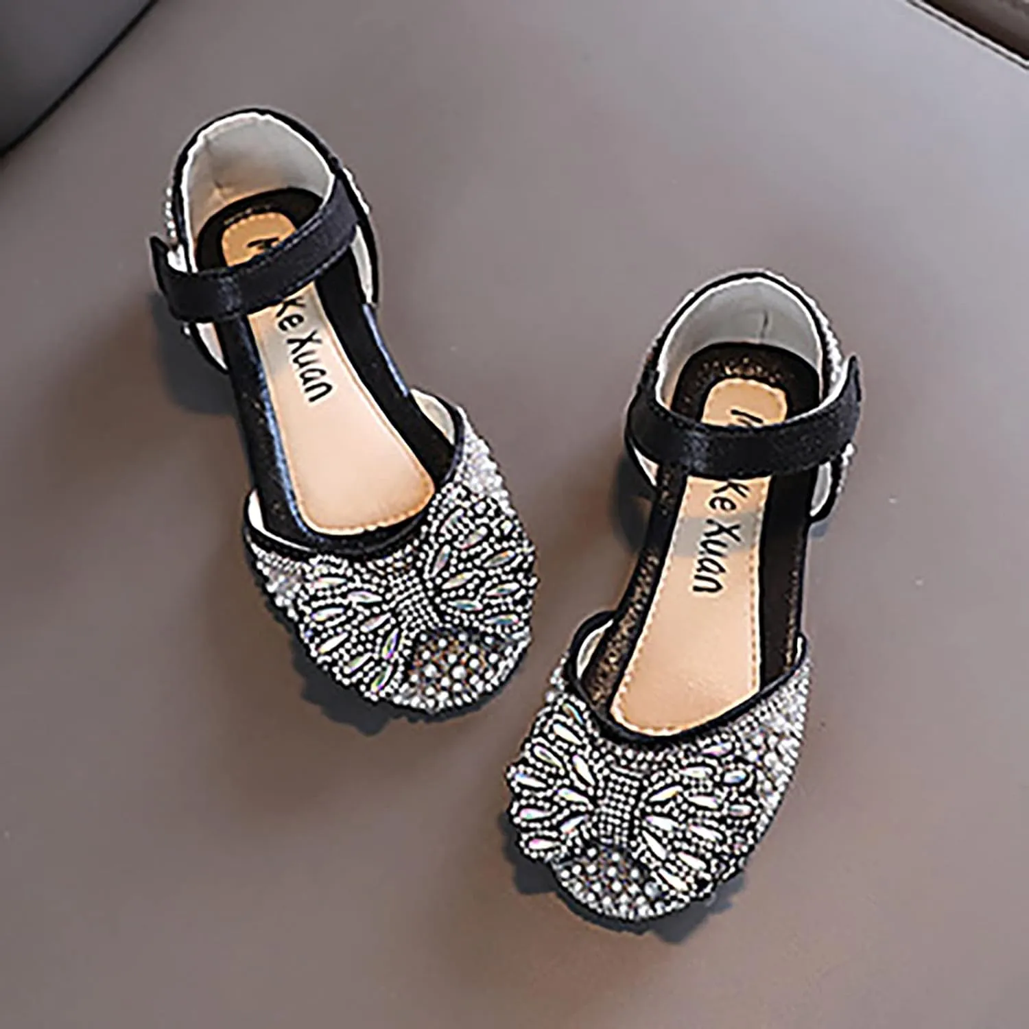 Fashion Spring and Summer Girls Dance Shoes Princess Dress Performance Shoes Pearl Bow Hook Loop Little Girl Boots