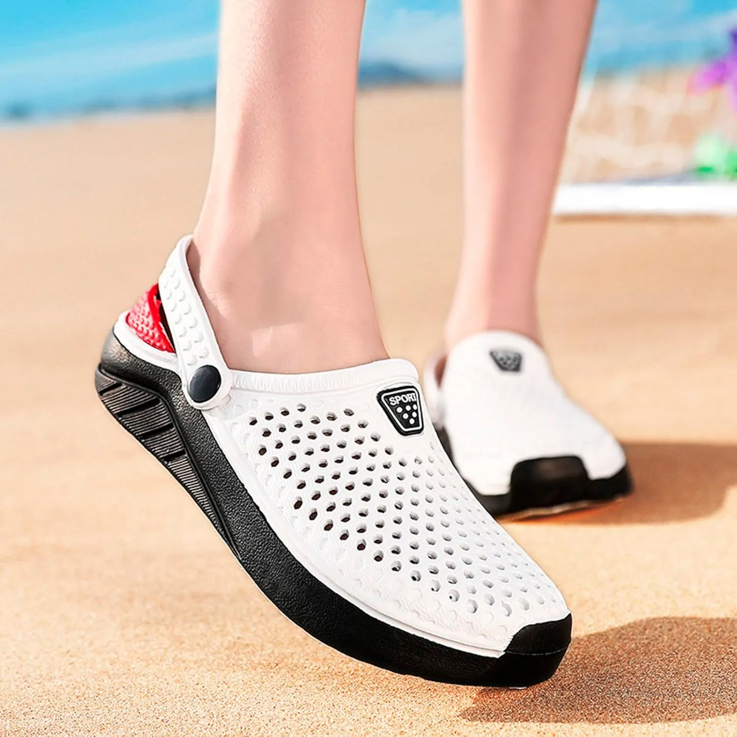 Flops Hollow Casual Couple Beach Unisex Out Sandal Flip Men Shoes Shoes Men's Rain Size 14 Mens Slippers Hard Bottom