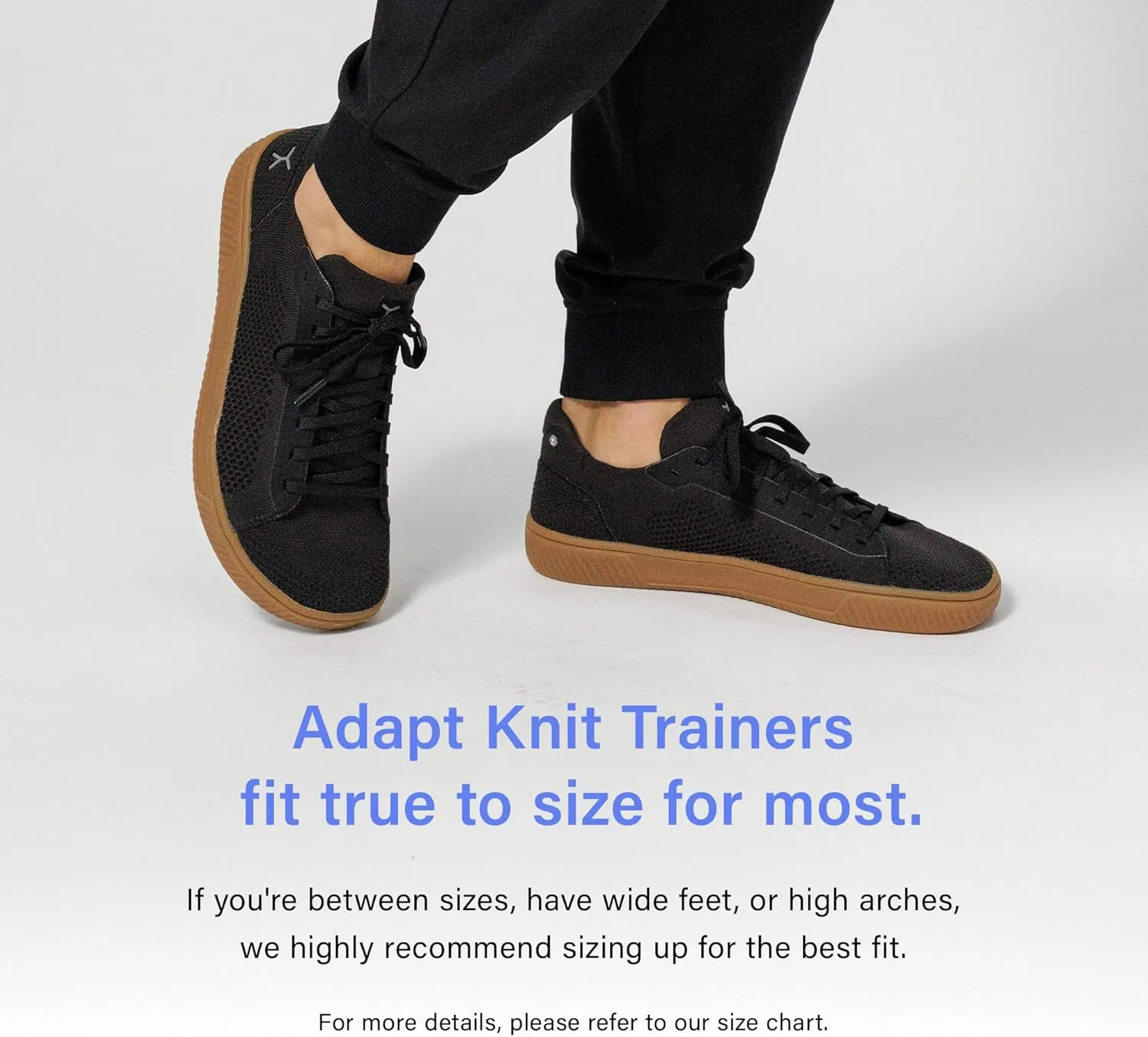 FLUX FOOTWEAR Adapt Knit Trainer  Wide Toe Box Shoe with Earth-Link Grounding, Zero-Drop Sole, Breathable Knit Upper & Machine Washable  Perfect for Daily Wear & Light Training