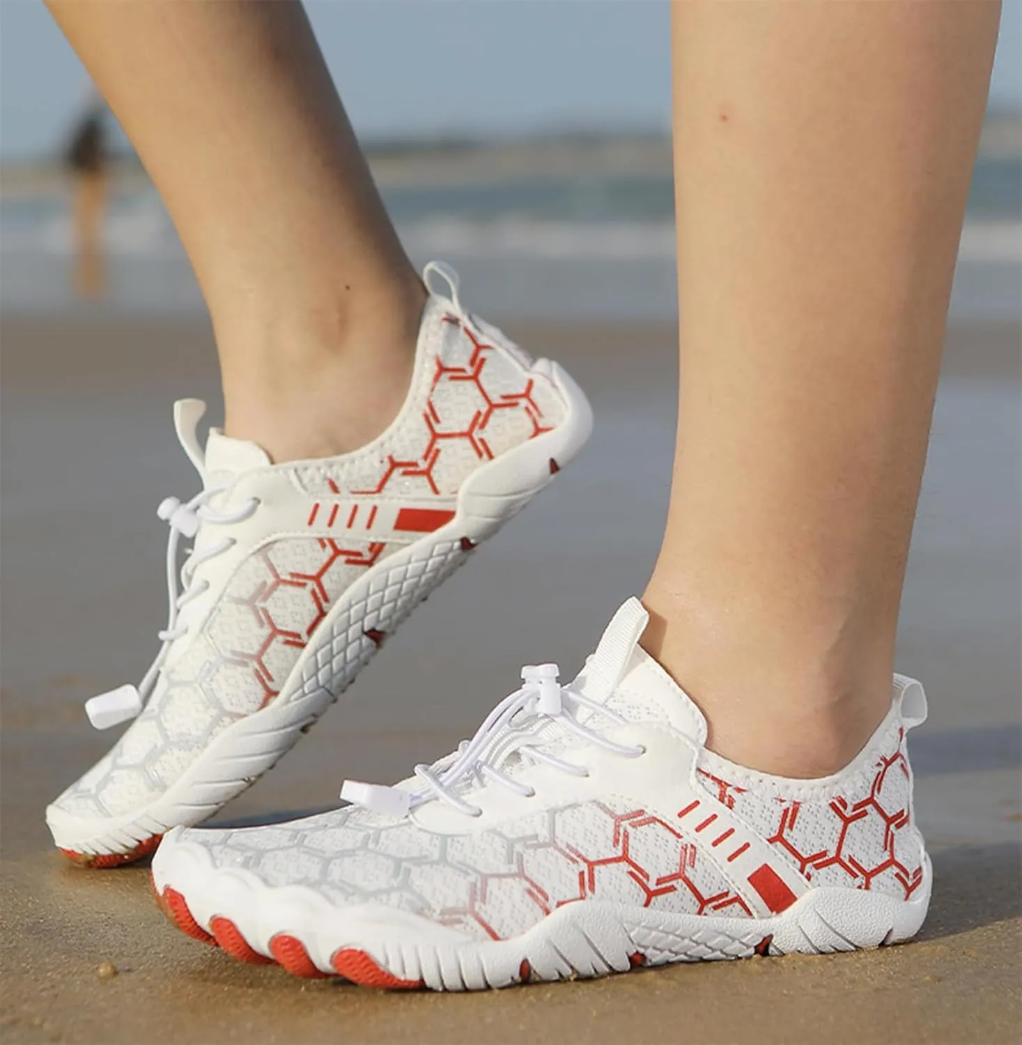 Footwear Barefoot Shoes Womens Mens Quick Dry Healthy Non-Slip Baresteps Athletic Wide Toe Running Water with Drainage Holes Hike Pro Box Hiking Walking Breathable Lightweight Unisex