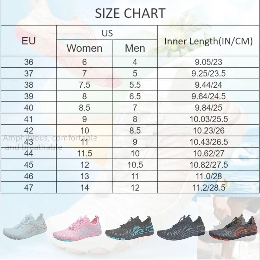 Footwear for Women Men Neuropathy,Lightweight Non-Slip Hike Barefoot Footwear Shoes,Waterproof, Quick-Dry Slip On Comfortable Shoes