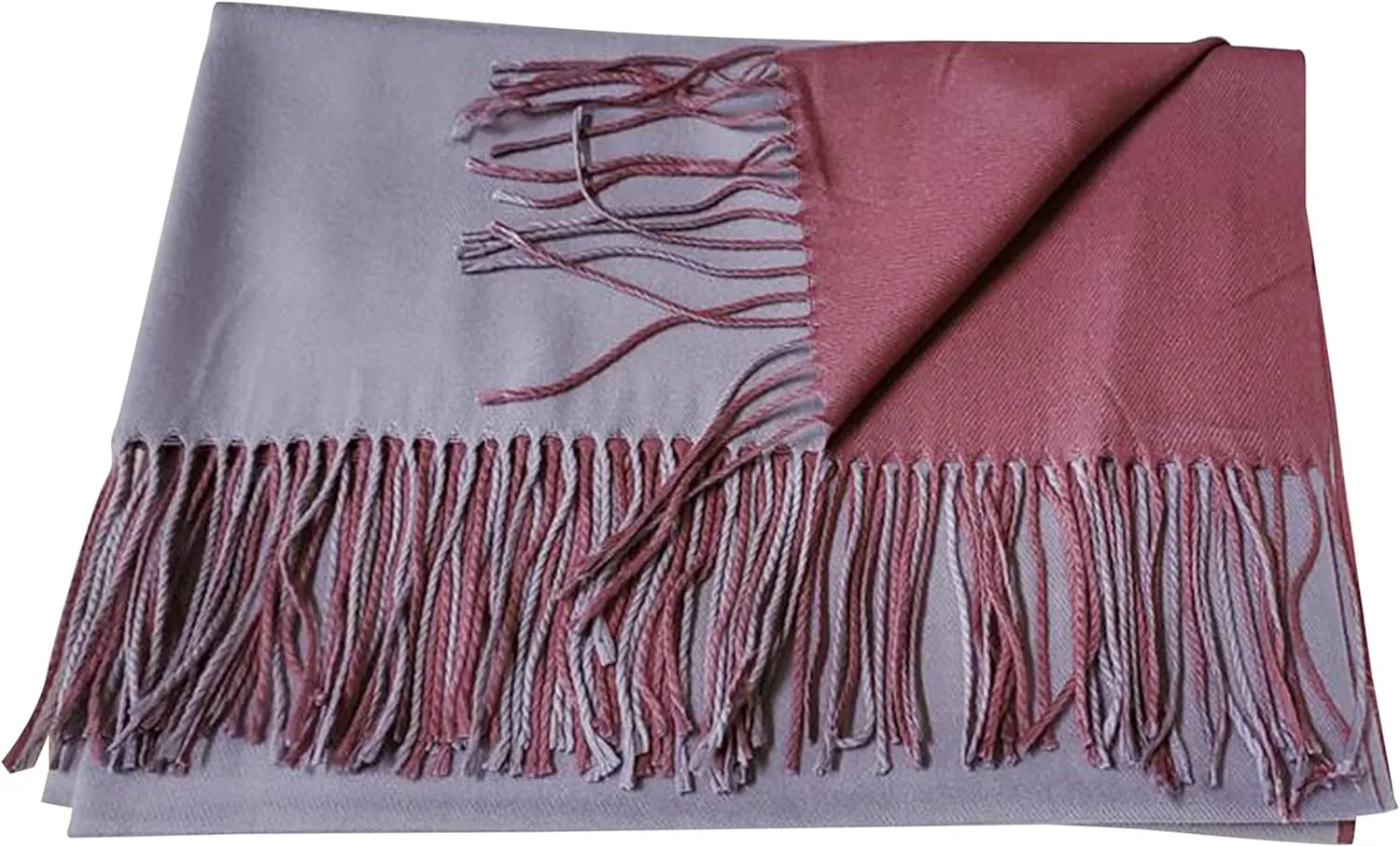 Foresters European Fashion Reversible Scarf for Women | Pure Cashmere Lightweight Reversible Cashmere Scarves/Shawls