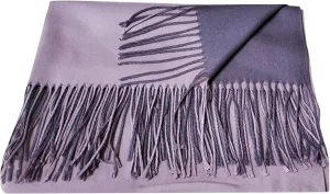 Foresters European Fashion Reversible Scarf for Women | Pure Cashmere Lightweight Reversible Cashmere Scarves/Shawls