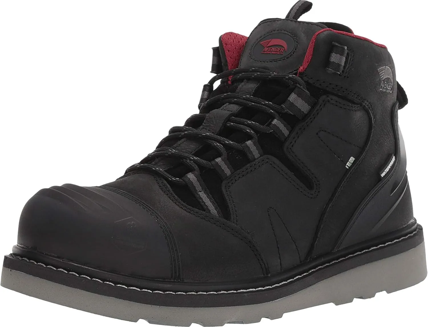 FSI FOOTWEAR SPECIALTIES INTERNATIONAL Men's Wedge 6" Carbon Toe Waterproof No Exposed Metal Eh Industrial-and-Construction-Shoes