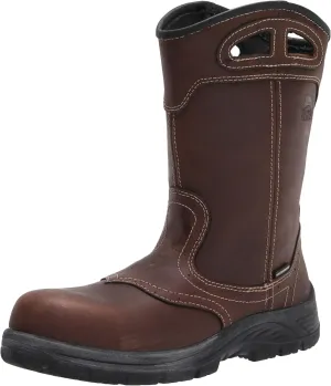 FSI FOOTWEAR SPECIALTIES INTERNATIONAL Women's Framer Wellington 10" Composite Toe Waterproof Slip Resistant Pull on Work Boots