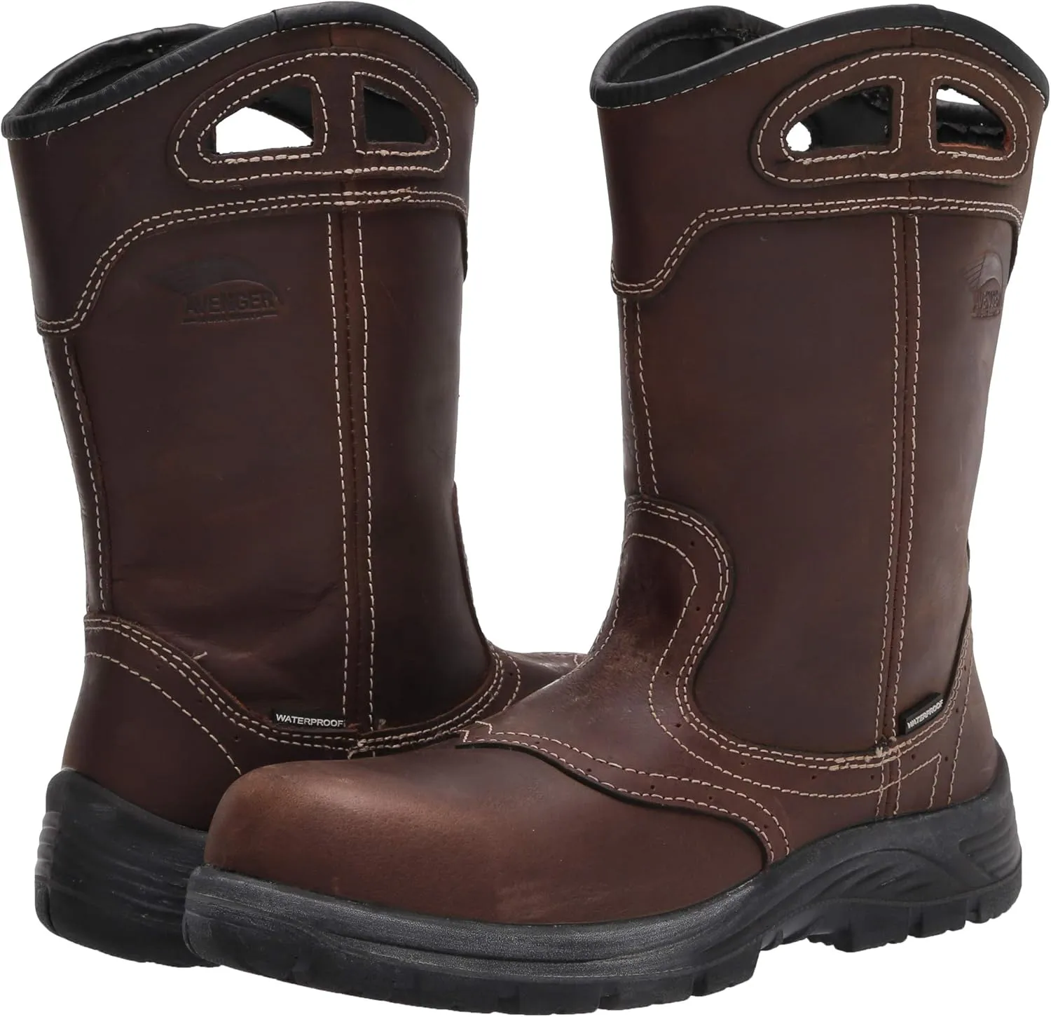 FSI FOOTWEAR SPECIALTIES INTERNATIONAL Women's Framer Wellington 10" Composite Toe Waterproof Slip Resistant Pull on Work Boots