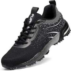 Furuian Steel Toe Shoes for Men Women Lightweight Safety Shoes Comfortable Steel Toe Sneakers Warehouse Industry Work Shoes