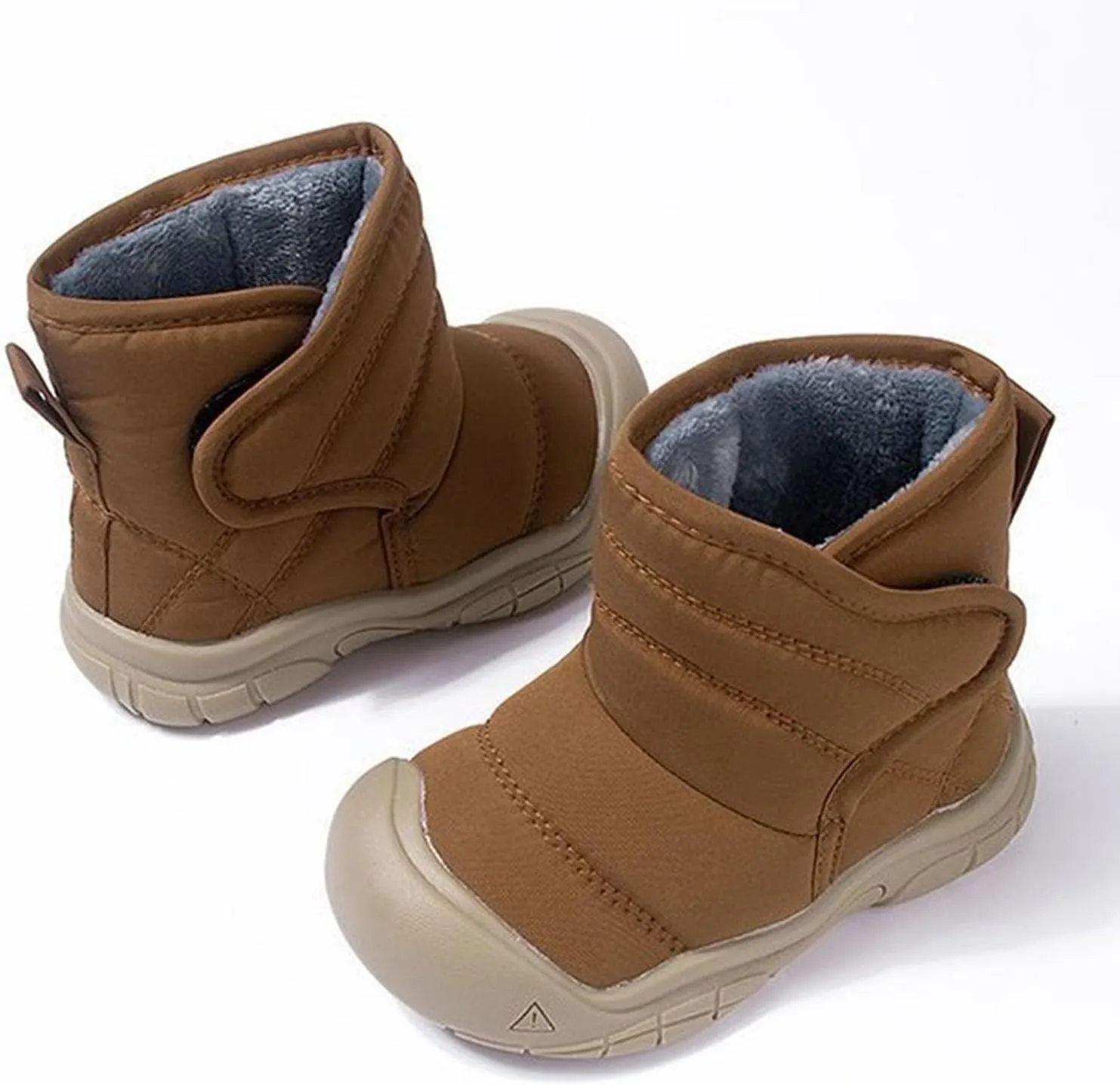 Girls Boys Warm Fr Lined Winter Snow Boots Waterroof Outdoor Ankle Booties Comfortable Toddler Boots Girls Size 4