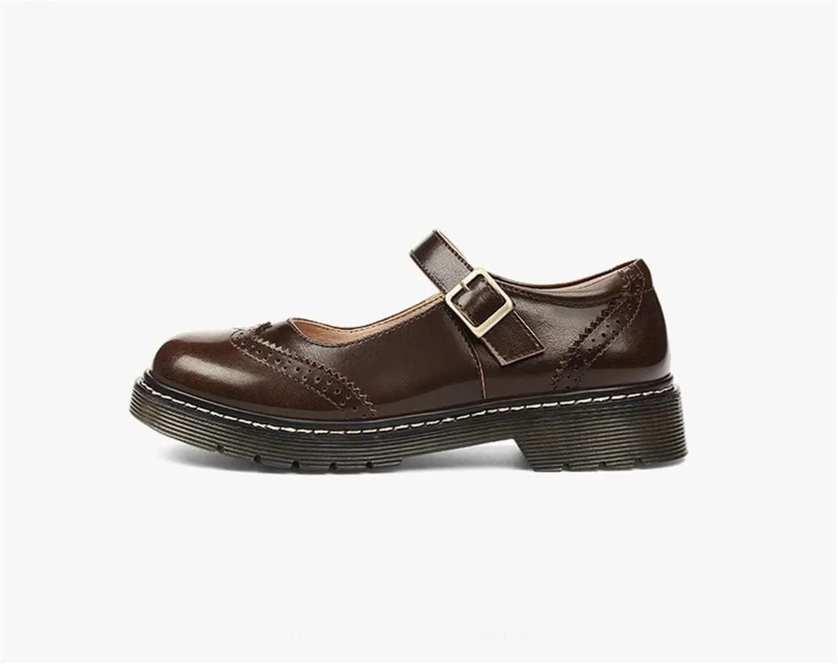 Girl's School Uniform Shoes Mary Jane Flats Oxford Dress Shoes