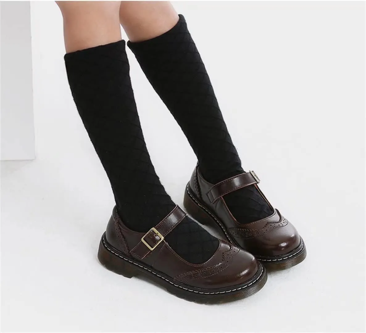 Girl's School Uniform Shoes Mary Jane Flats Oxford Dress Shoes