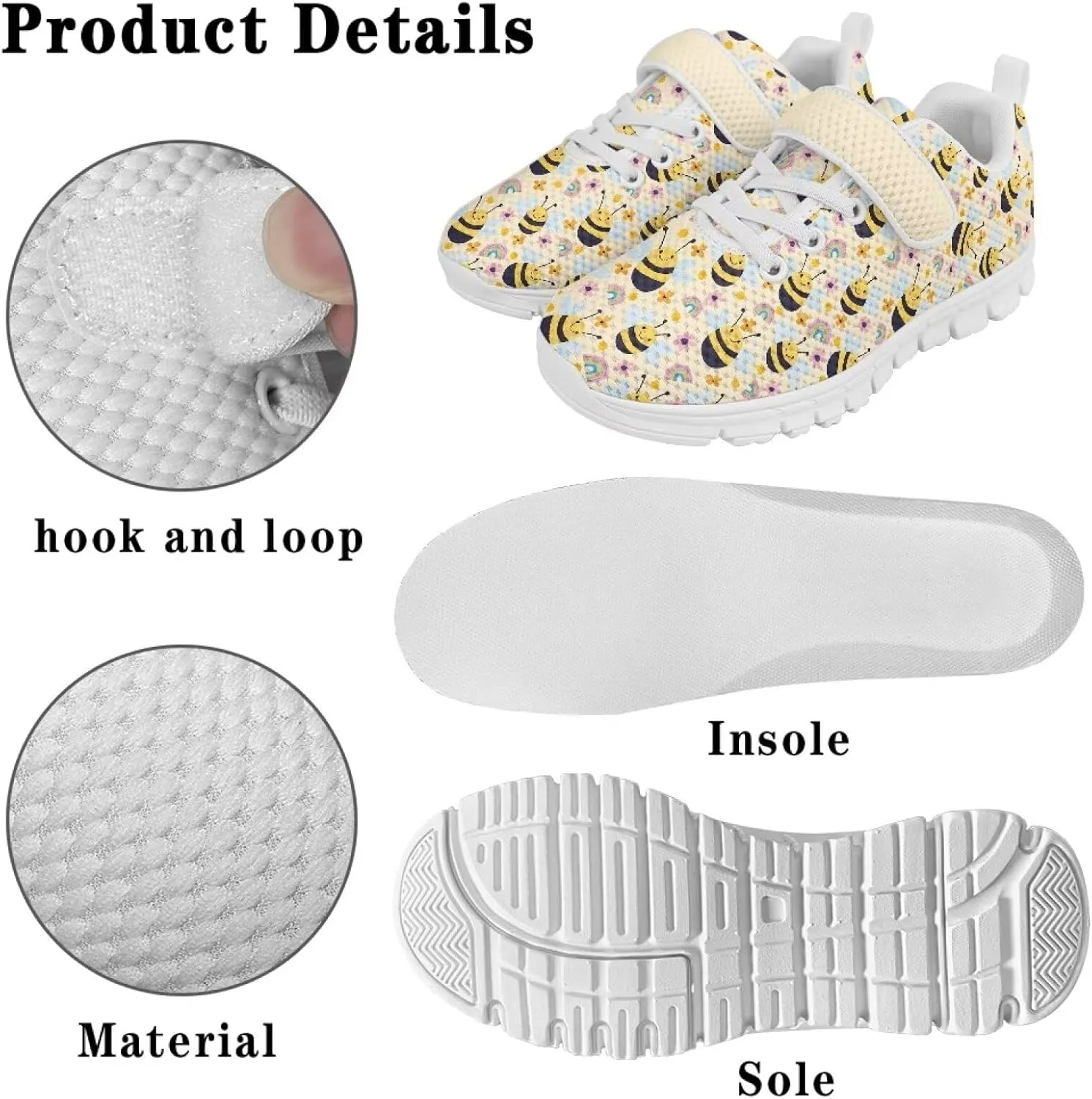 Girls Slip On Sneakers Cute Animal Little Kids Shoes School Tennis Shoes