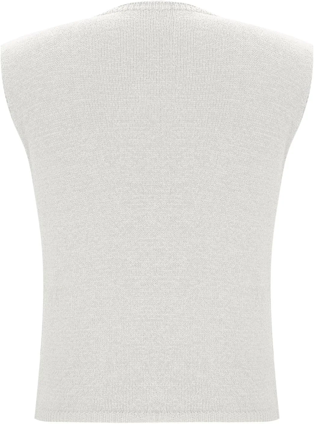 HGps8w Tank Tops for Women 2025 Summer Sweater Vest Loose Fit Casual Crewneck Sleeveless Going Out Shirts