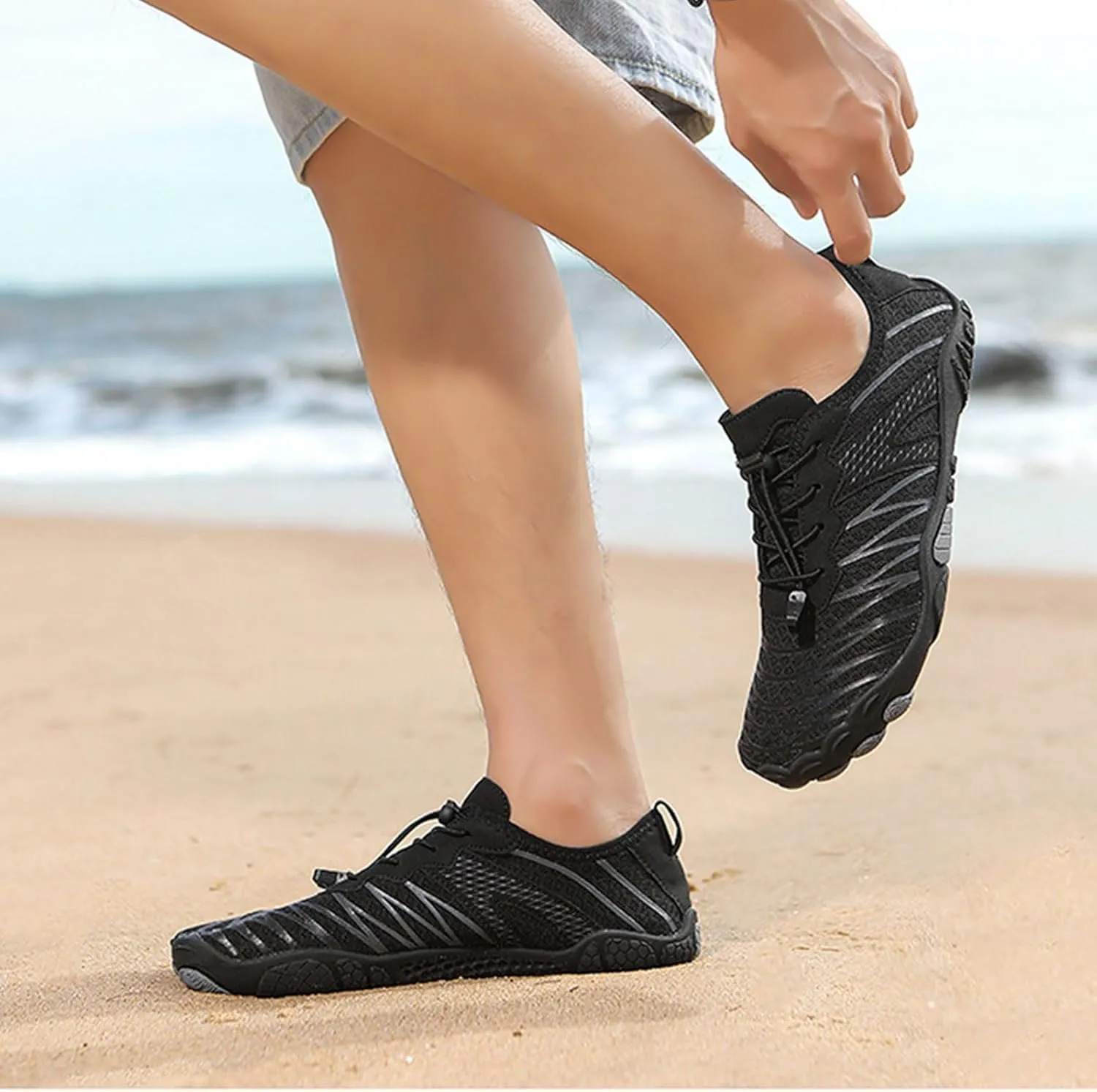 Hike Barefoot Footwear Women Men Pro Barefoot Shoes Comfortable Unisex Waterproof Slip On Sneakers Wide Toe Running Shoes with Wide Toe Running Sneakers