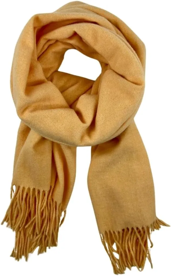 Humble Hilo Soft Wool Scarf or Shawl, Large Winter Wrap Pashmina 74 x 27