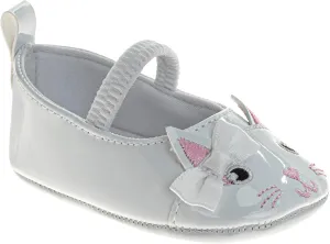 Josmo Baby Girl Dress Shoes Soft Sole Flats Crib Shoes Bowknot & Floral Design for Newborn & First Walker Sandals Size 2-4 Infant