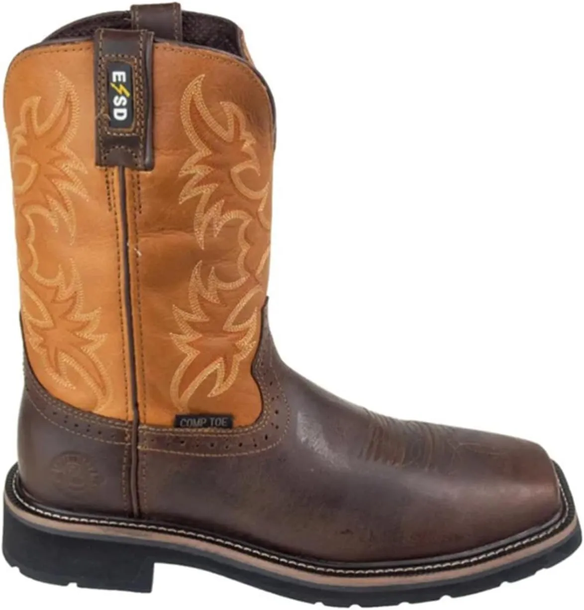 Justin Men's Actuator Western Work Boot Composite Toe - Wk4300