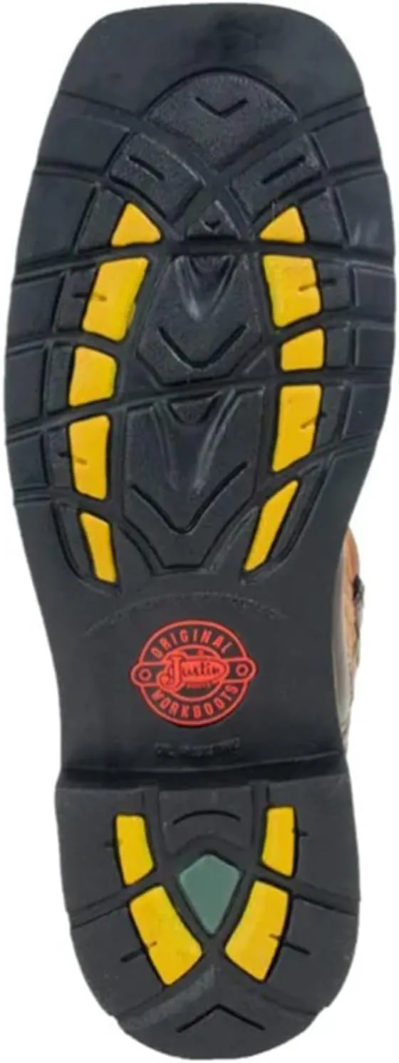 Justin Men's Actuator Western Work Boot Composite Toe - Wk4300