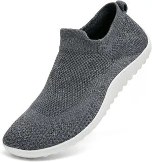 KBZone Womens Slip on Minimalist Barefoot Sock Shoes for Women Comfortable Foot Shape Walking Shoes