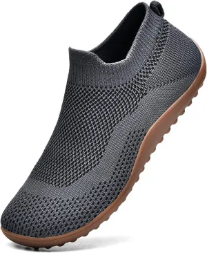 KBZone Womens Slip on Minimalist Barefoot Sock Shoes for Women Comfortable Foot Shape Walking Shoes
