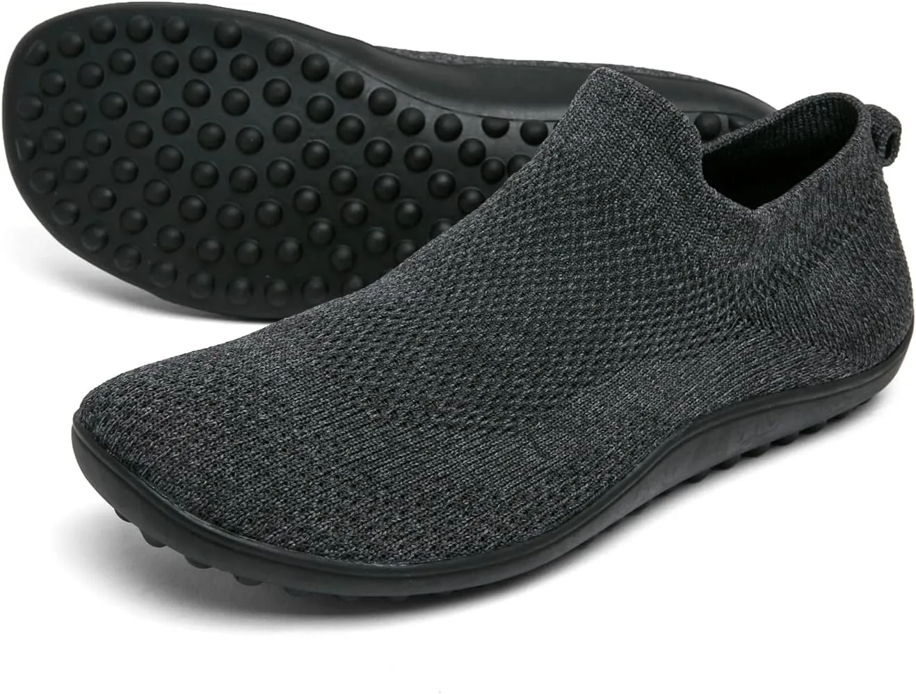 KBZone Womens Slip on Minimalist Barefoot Sock Shoes for Women Comfortable Foot Shape Walking Shoes