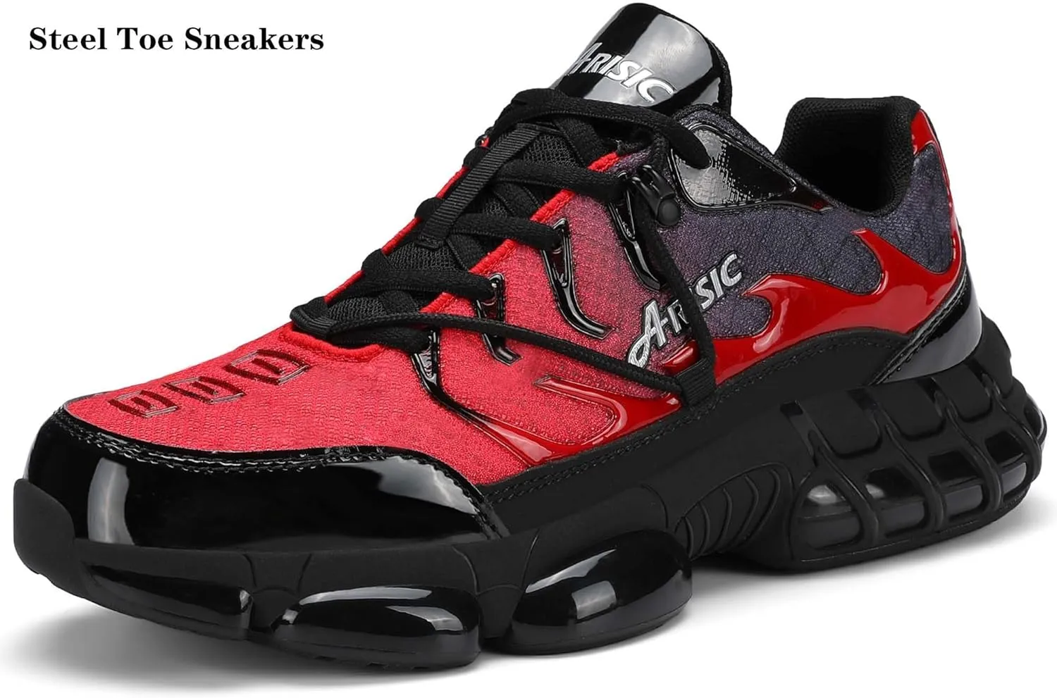 KCVTD Steel Toe Shoes for Men Indestructible Work Shoes Lightweight Steel Toe Sneakers Women Puncture Proof Non Slip Composite Toe Safety Zapatos