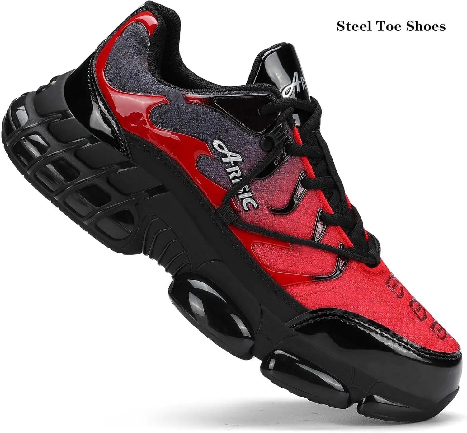 KCVTD Steel Toe Shoes for Men Indestructible Work Shoes Lightweight Steel Toe Sneakers Women Puncture Proof Non Slip Composite Toe Safety Zapatos