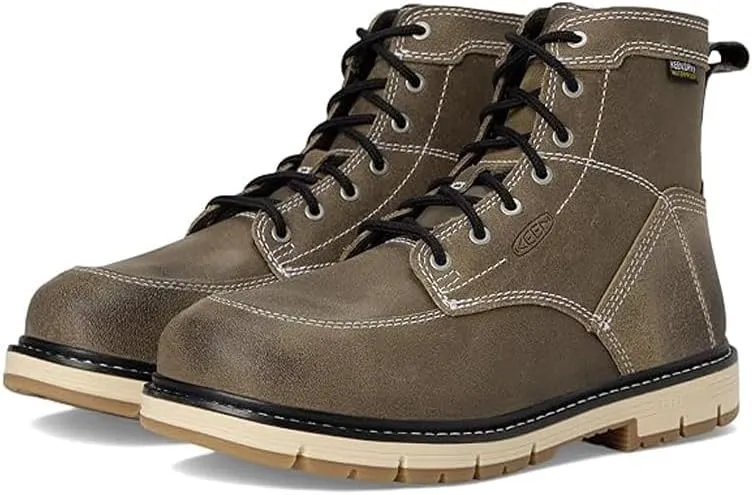 KEEN Utility Women's San Jose 6 Alloy Toe Waterproof 90 Degree Heel Work Boots