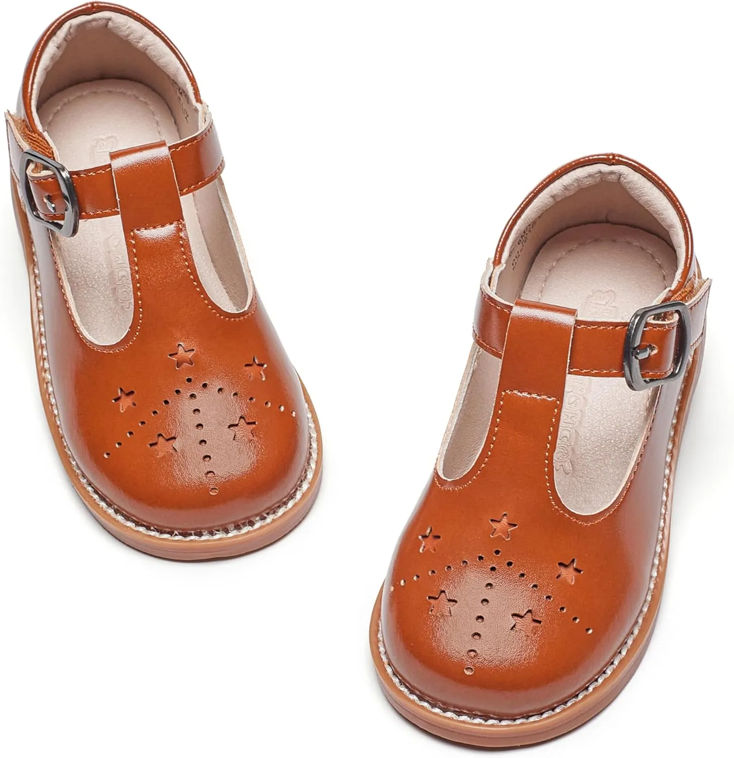 Kiderence Toddler Little Girls Mary Jane Dress Shoes School Oxford for Girls Flats
